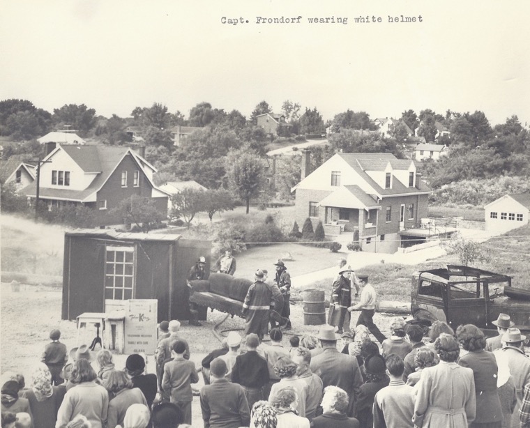 September 25 1950 Demonstration in back of Bridgetown Station 1.jpg