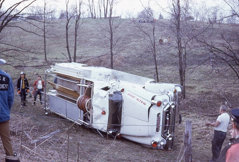 Tower Road Accident Pumper Rolled Over 1971 photo 3.jpg